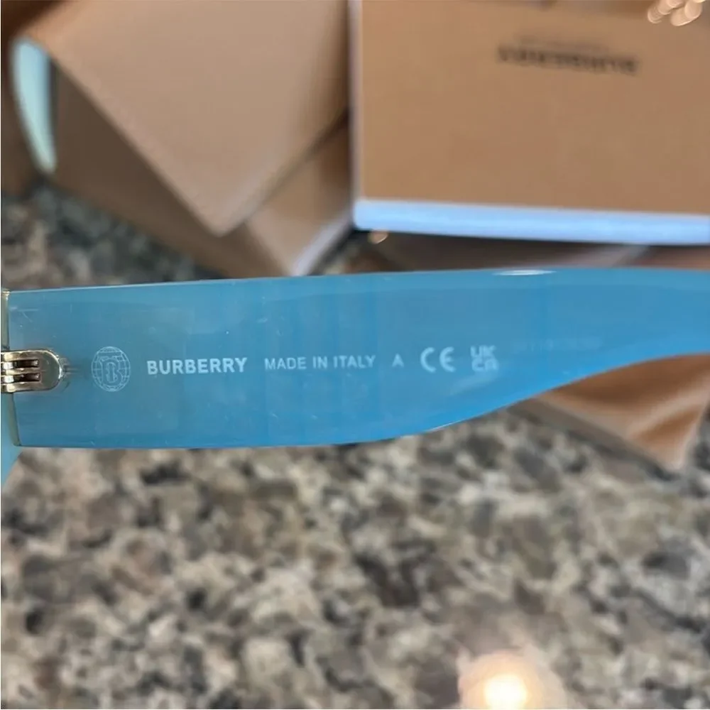 Burberry Blue Sunglasses with Case NWT